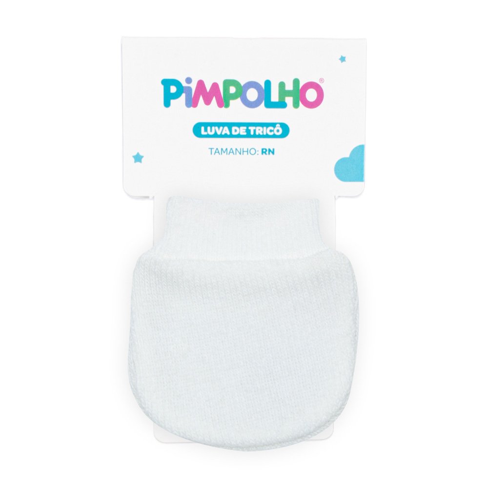 Pack Com 6 Kit Luva Recém Nascido Unissex Pimpolho