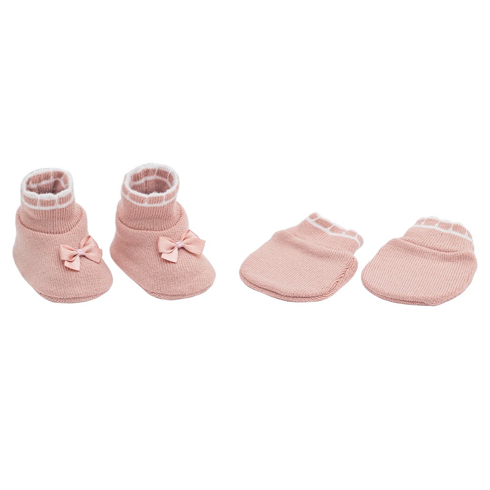 Pack Com 12 Kit Sapato E Luva Recém Nascido Feminino Pimpolho