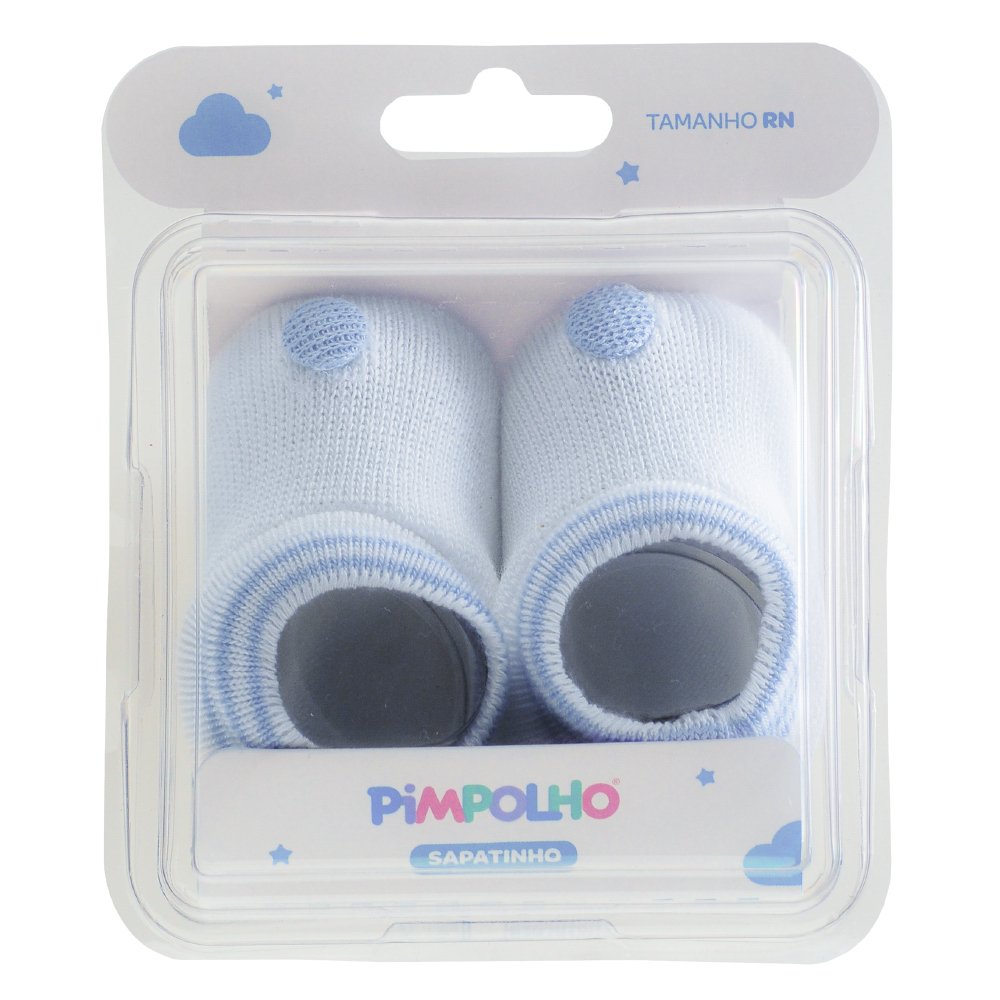 Pack Com 12 Kit Sapato Recém Nascido Masculino Pimpolho