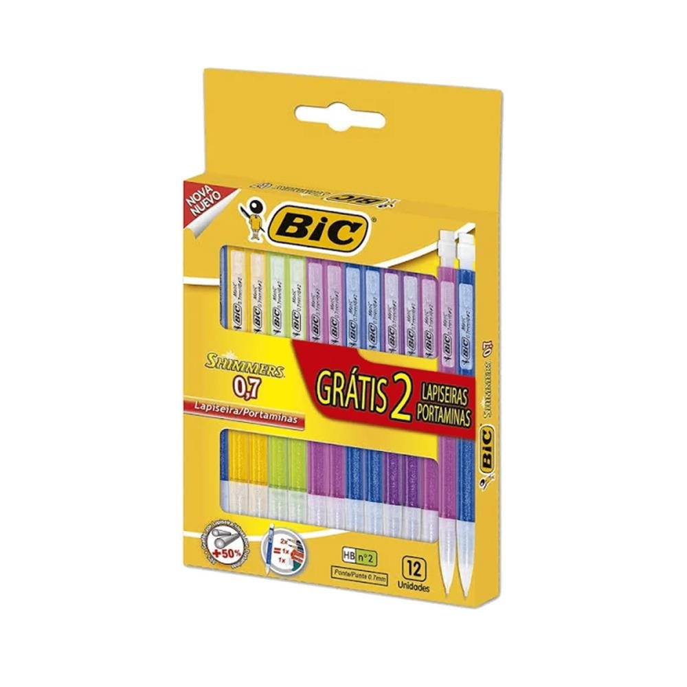 Lapiseira Bic Shimmers 0,7mm Leve 14 Pague 12