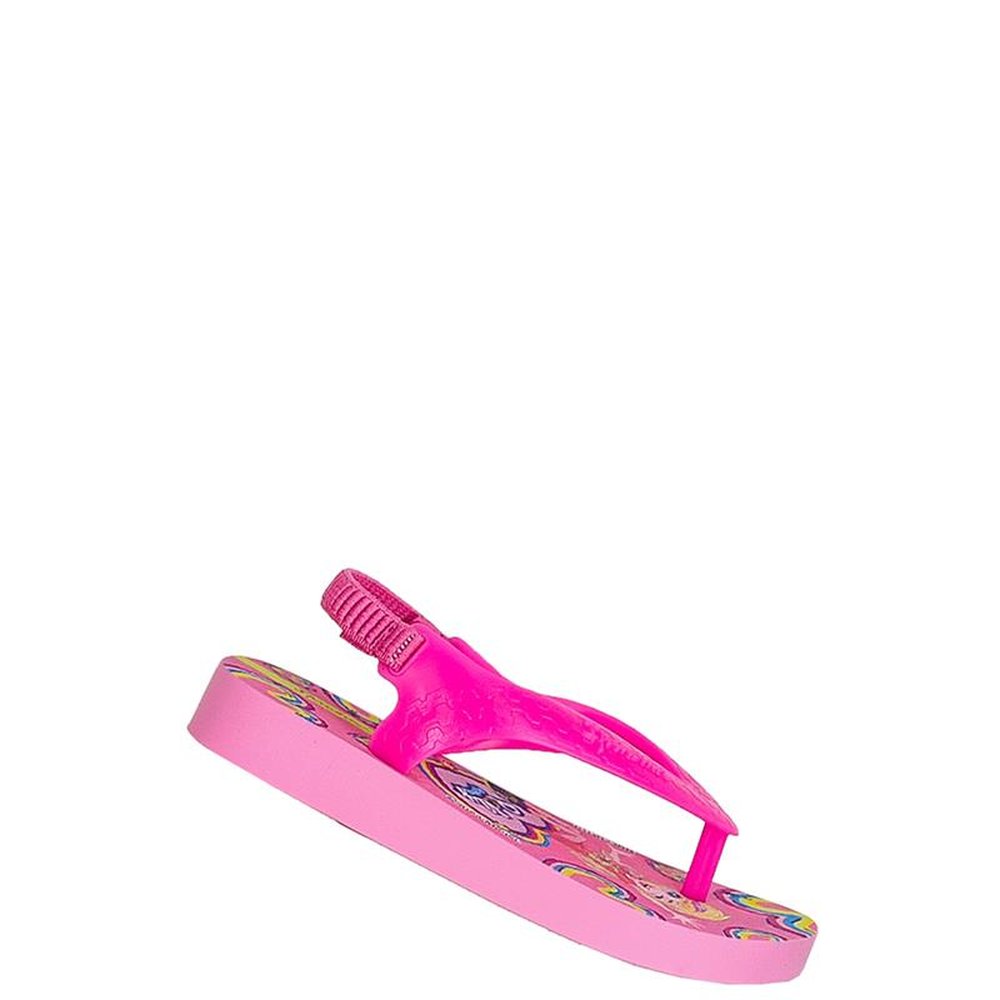 Chinelo Bebe Polly E Max Steel 26349 Rosa - Amarelo - Grade com 12 pares