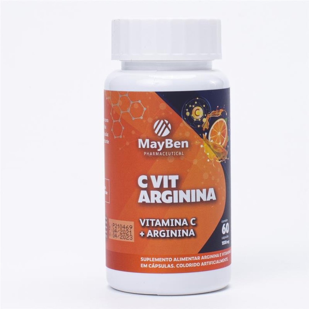 Cvit + Arginina Efervescente com 10 Capsulas Sabor Laranja (Vita. C ...