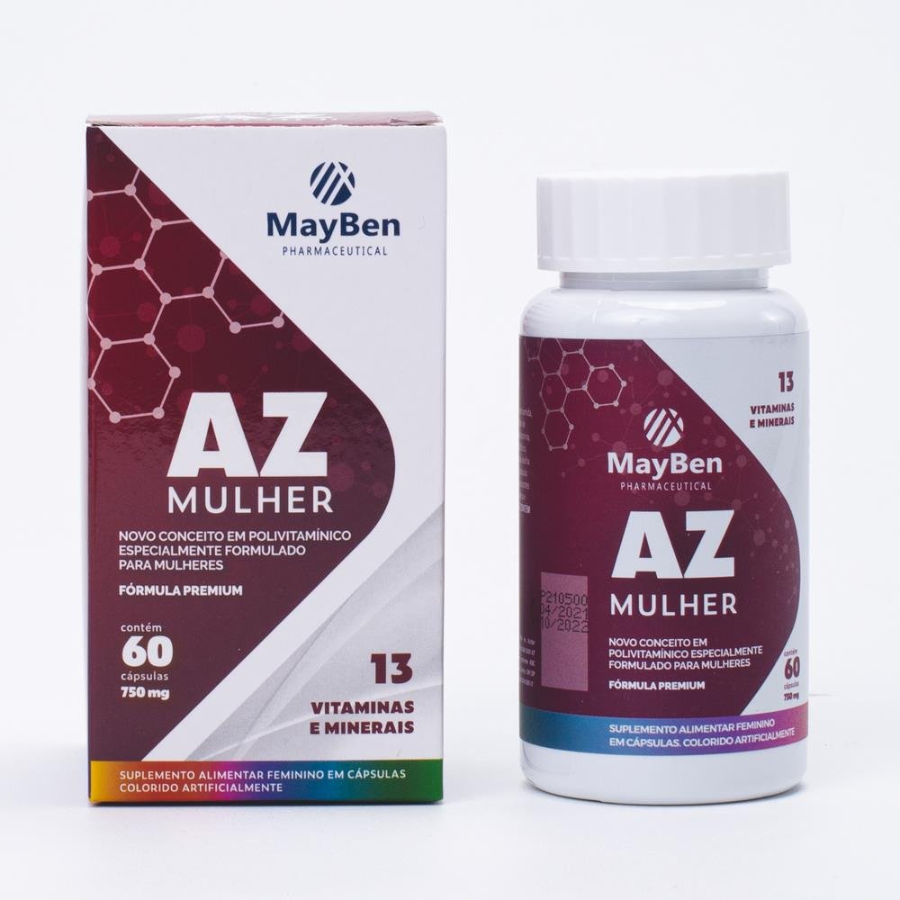 A Z Mulher 750mg com 60 Capsulas Gelatinosas Mayben | Martins Atacado