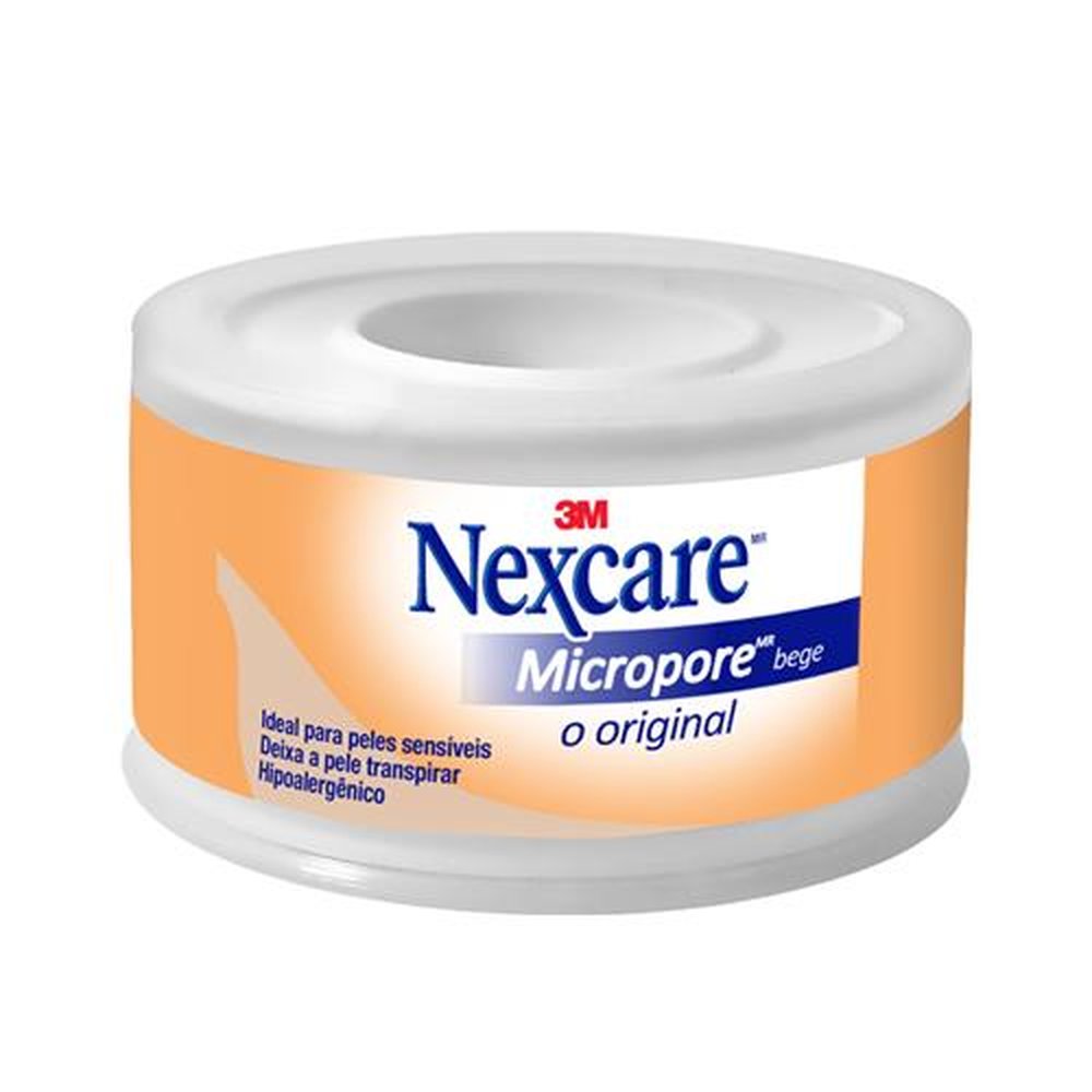 Fita Micropore 3m Nexcare Bege 25mmx4,5m