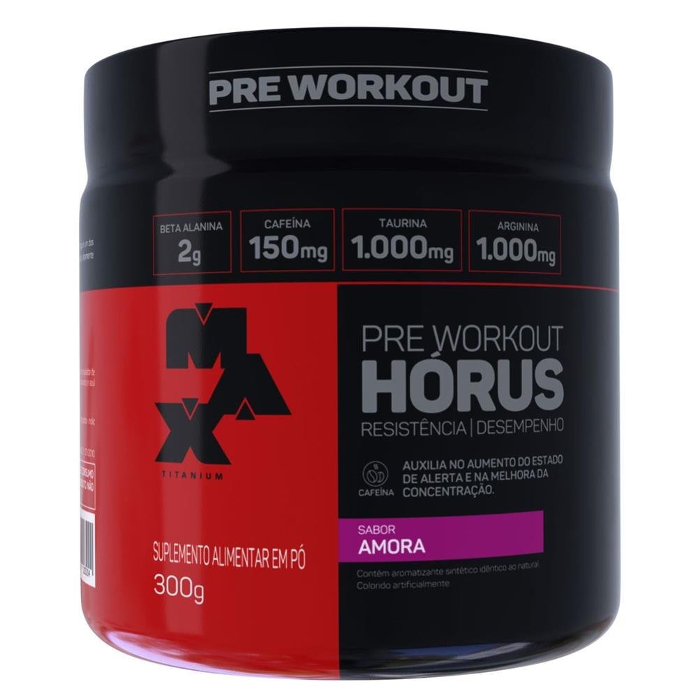 Pre Treino Horus 300g Amora Max Titanium