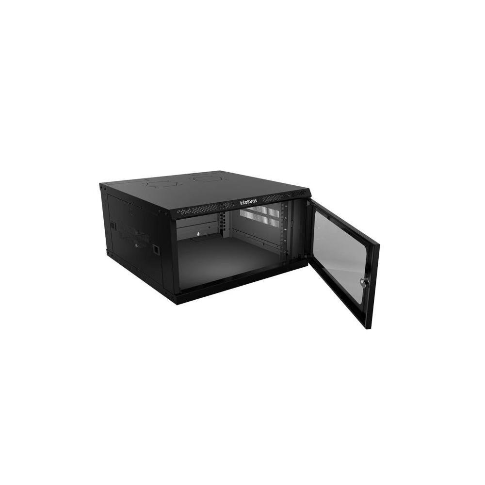 Mini Rack Desmontavel de Parede Intelbras MRD 547, 5U, 19´´ x 470mm, Preto