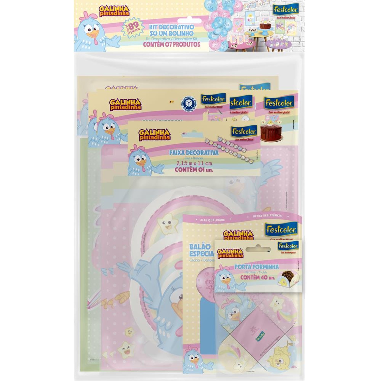 Kit So Um Bolinho Galinha Pintadinha Candy