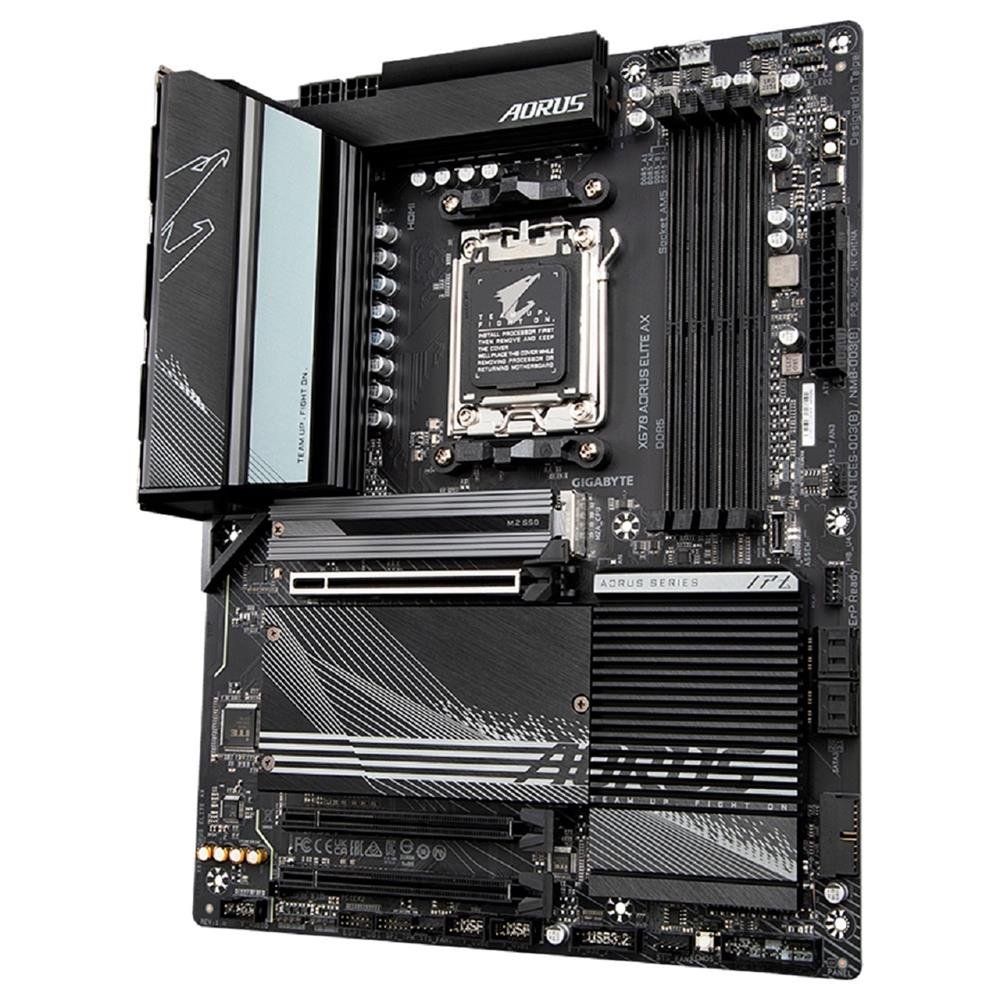 Placa Mãe Gigabyte X670 Aorus Elite AX, Chipset X670, AMD AM5, ATX, DDR5