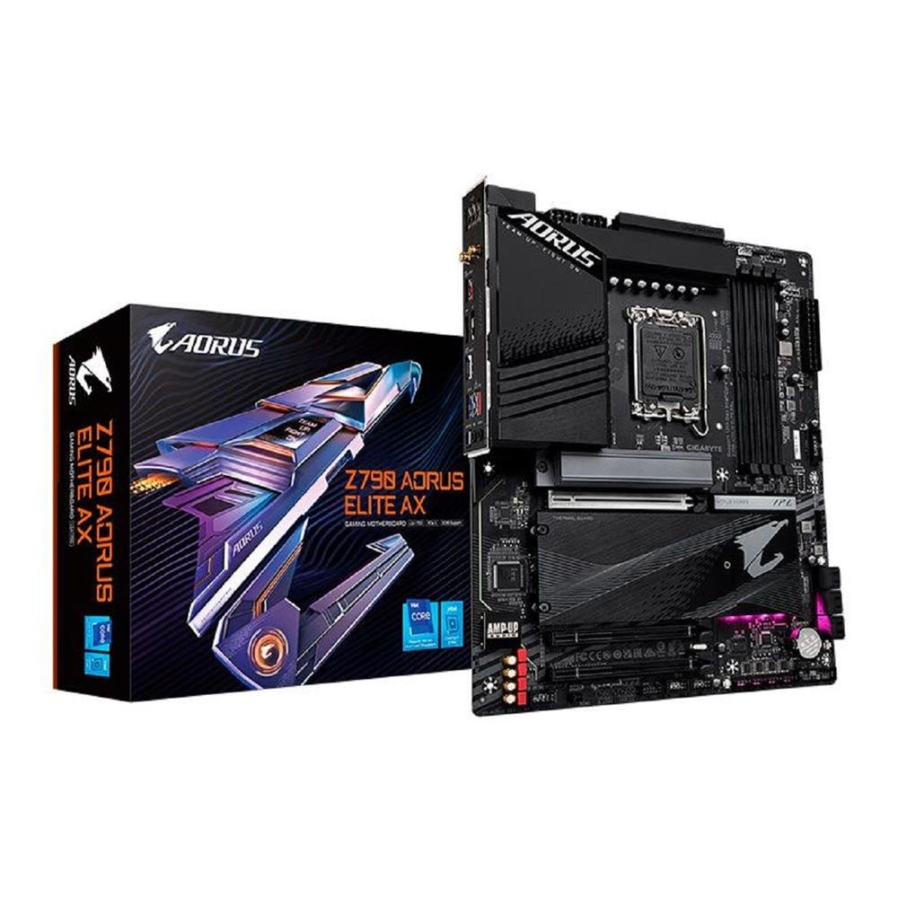 Placa Mãe Gigabyte Z790 Aorus Elite AX, Chipset Z790, Intel LGA 1700, ATX, DDR5