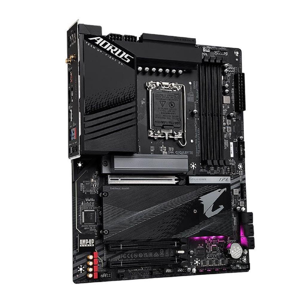Placa Mãe Gigabyte Z790 Aorus Elite AX, Chipset Z790, Intel LGA 1700, ATX, DDR5