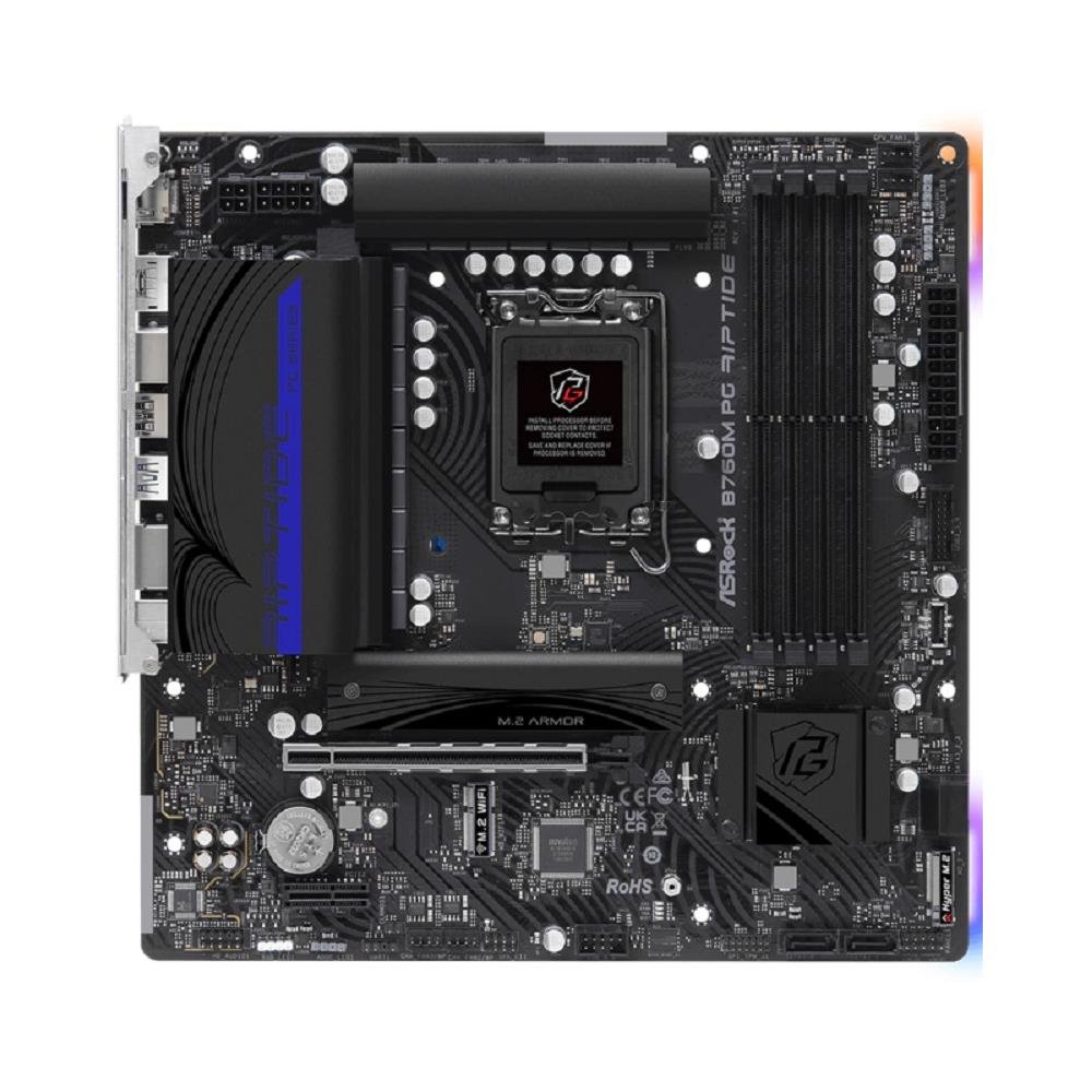 Placa Mãe Asrock B760m Pg Riptide 1700