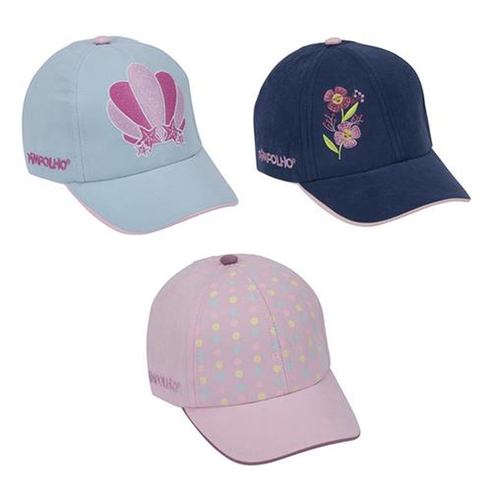 Kit Boné 01-02 Anos Feminino Pimpolho Caixa Com 6 Unidades