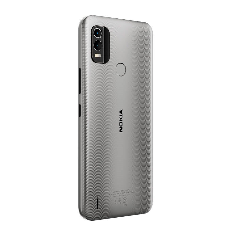 Smartphone Nokia C21+, Cinza, Tela 6.5", 4G+Wi-Fi, Câm. Traseira 13MP+2MP, Câm. Frontal 5MP, 2GB RAM, 128GB