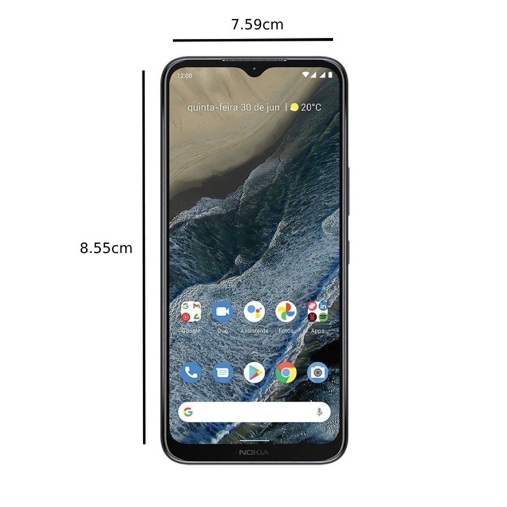 Smartphone Nokia G11+ NK095, Cinza, Tela 6.5"- 4G+Wi-Fi, Câm. Traseira 50MP+8MP e Câm. Frontal - 8MP, 3GB RAM, 128GB