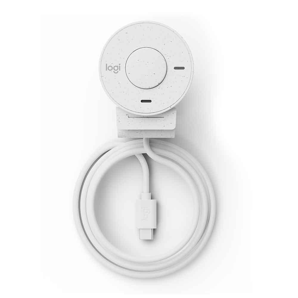 Webcam Full Hd Logitech Brio 300 - Branco - 960-001440