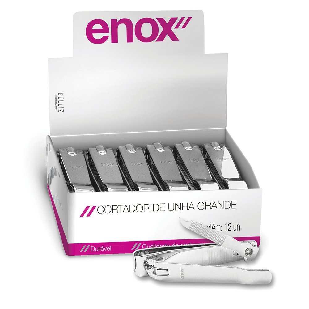 Cortador Unha Grande Enox Com 12 Unidades