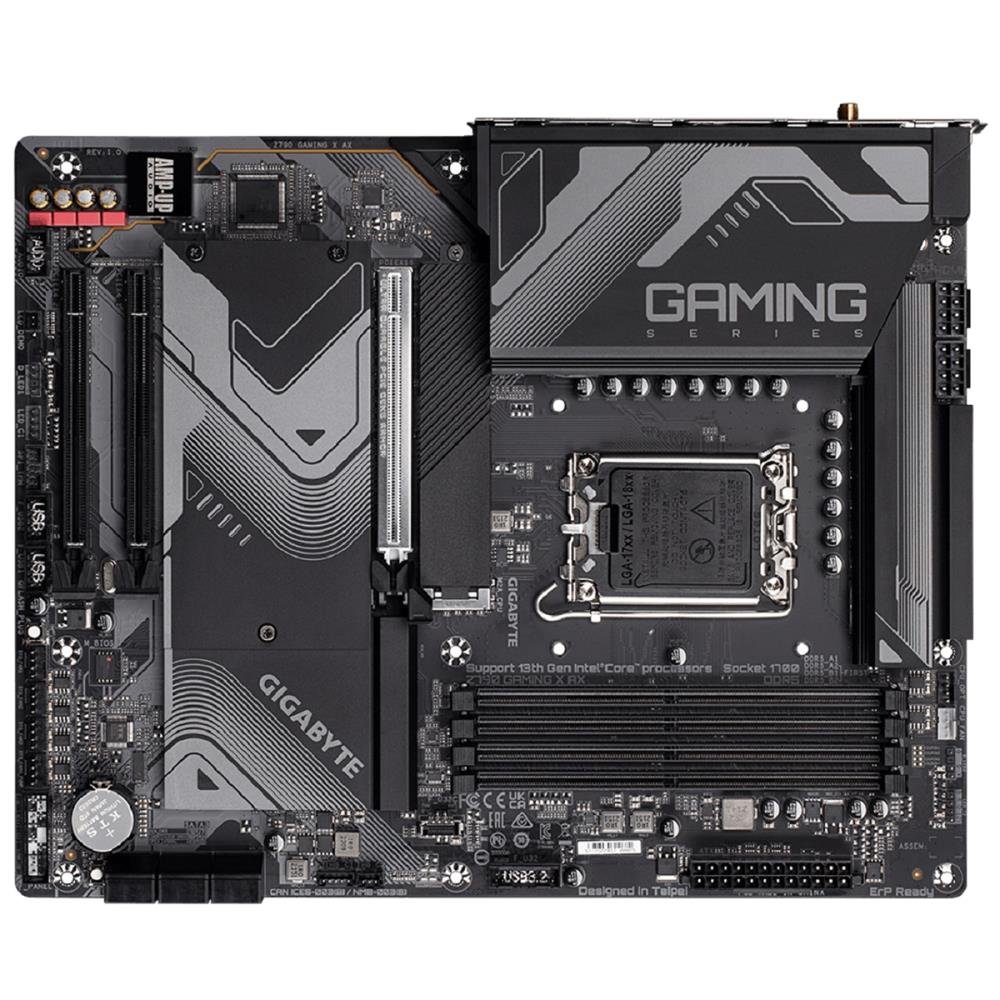 Placa Mãe Gigabyte Z790 WiFi Gaming X AX, Chipset Z790, Intel LGA 1700, ATX, DDR5