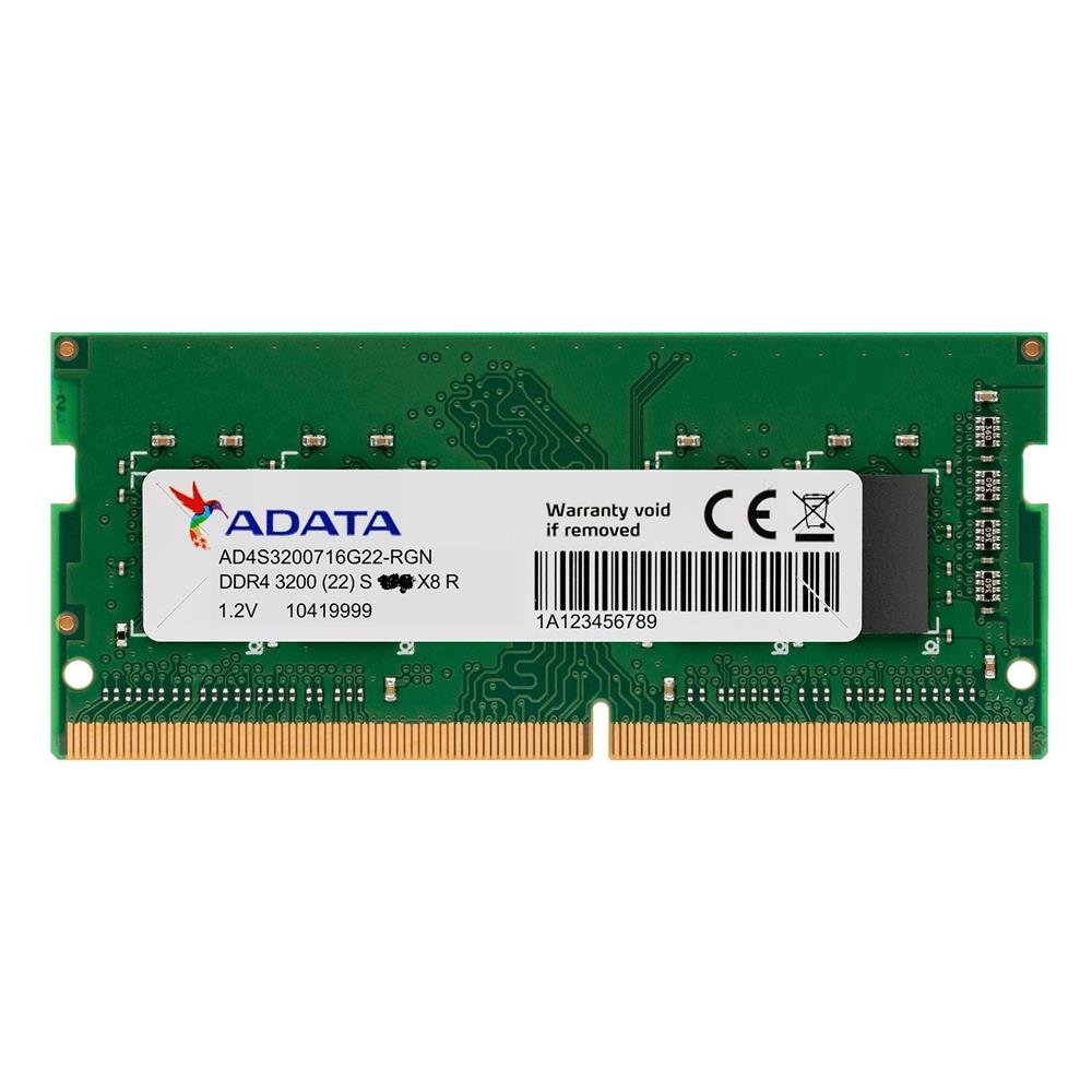 Memória Para Notebook Ddr4 Adata, 8Gb, 3200Mhz
