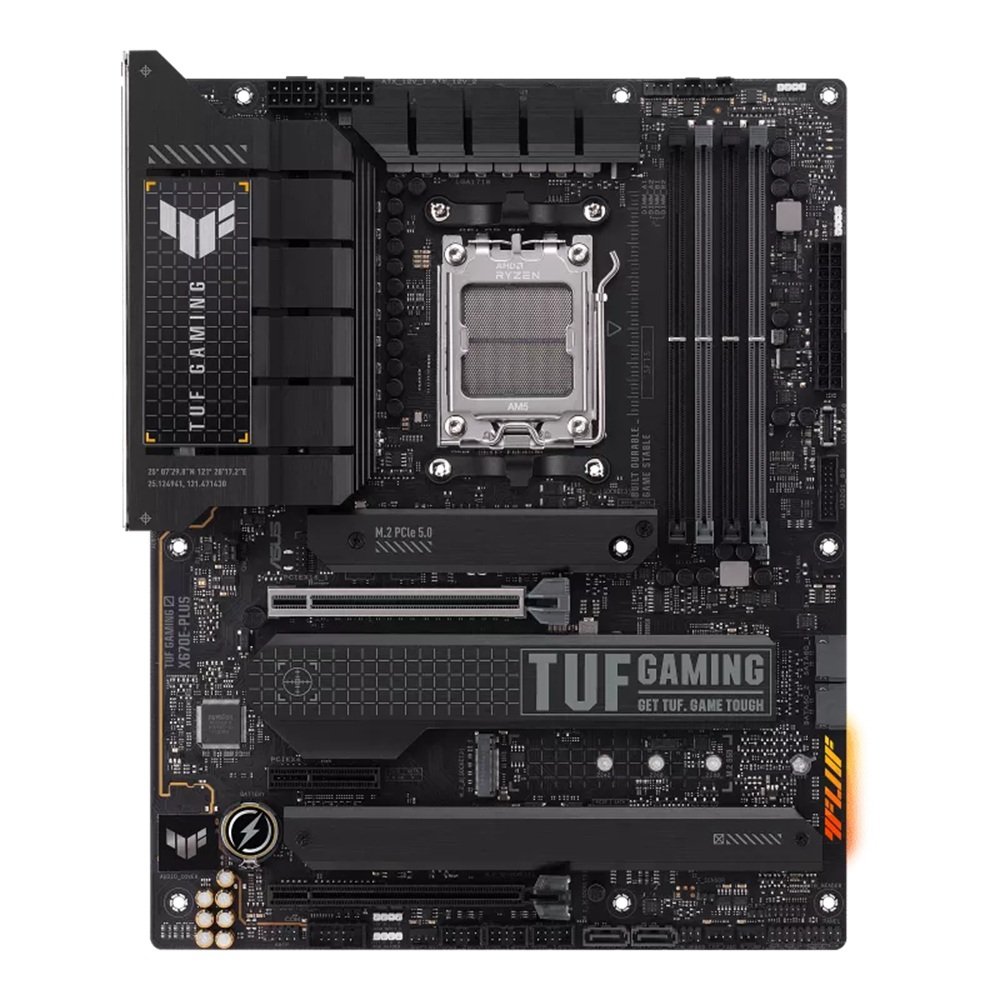 Placa mãe Asus, DDR5, Chipset X670, Socket AMD AM5, Full ATX, TUF Gaming X670E-Plus