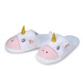 Pantufa de Únicornio Branco - tamanho 36/37 26 cm