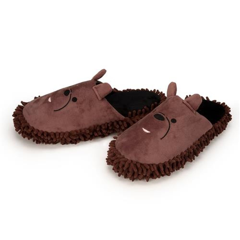 Pantufa de Urso Marrom - tamanho 36 - 37 26 cm