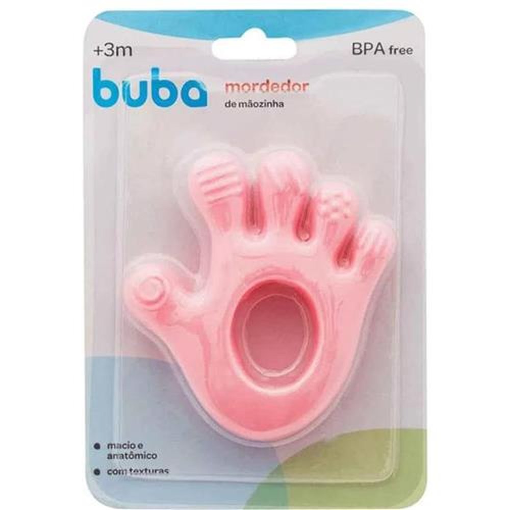 Mordedor Buba Mãozinha +4m Rosa