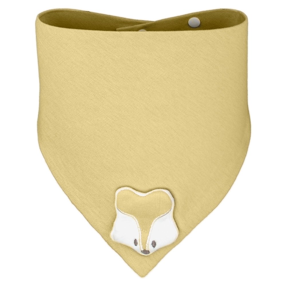 Kit Babador Bandana Bichinho Raposa Unissex Pimpolho Com 3 Unidades.