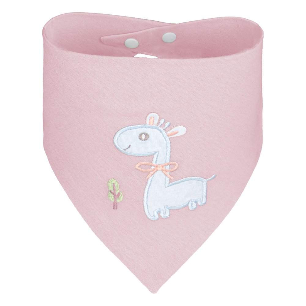 Kit Babador Bandana Bichinho Lhama Feminino Pimpolho Com 3 Unidades.