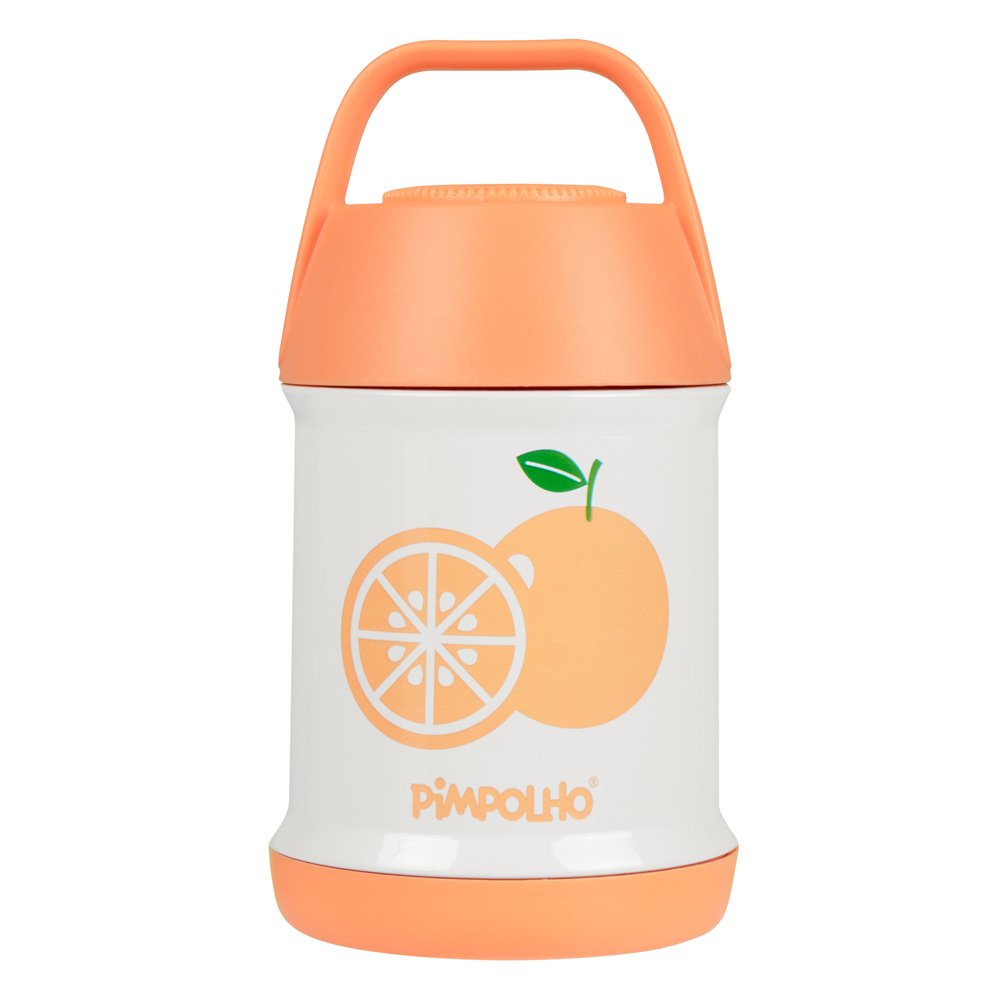 Kit Pote Térmico Inox 450Ml Unissex Pimpolho Com 1 Unidade.