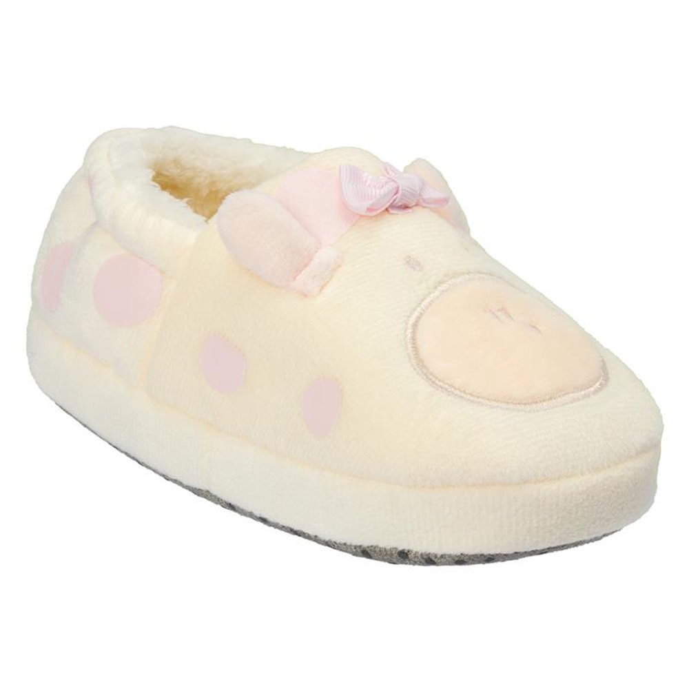 Kit Pantufa Kids Girafa Off White Feminino Pimpolho Com 4 Pares - Numeração 20 A 27
