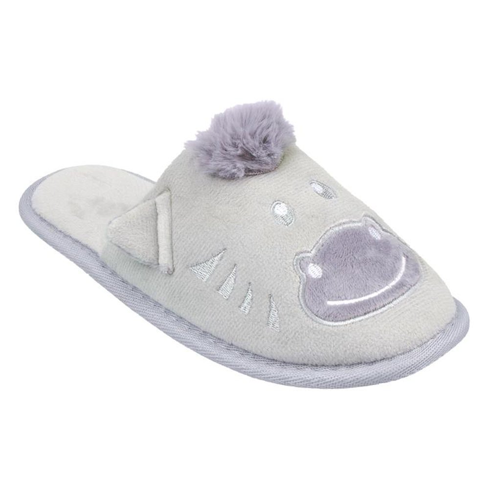 Kit Pantufa Slipper Play Cinza Zebra Masculino Pimpolho Com 3 Pares - Numeração 28 A 33