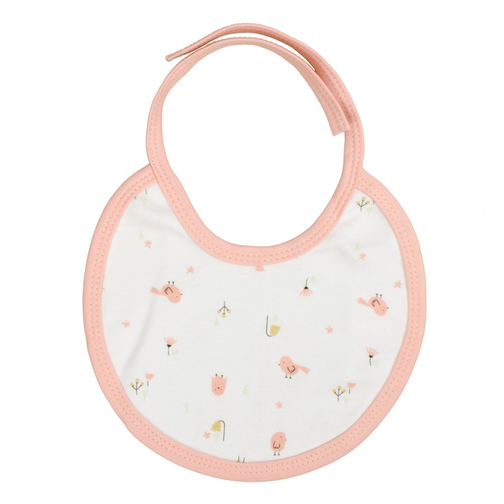 Kit Presente 5 Peças 0-6 Meses: Camiseta, Babador, Tapa Fraldas, Touca E Sapatinho Feminino Pimpolho Com 1 Unidade.