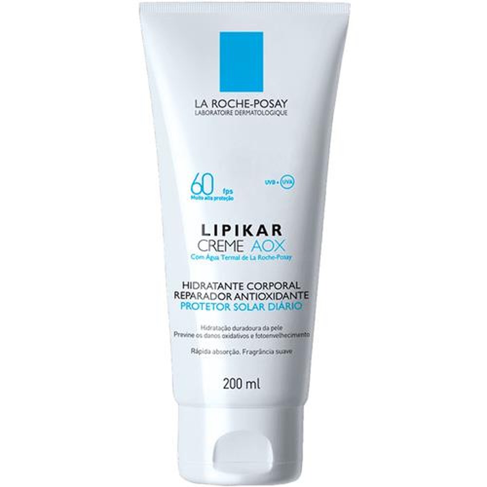 Lipikar Creme Corporal Aox Fps 60 La Roche Posay 200ml