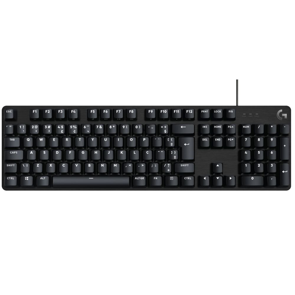 Teclado Gamer Mecanico Logitech G413 SE Com Fio Preto