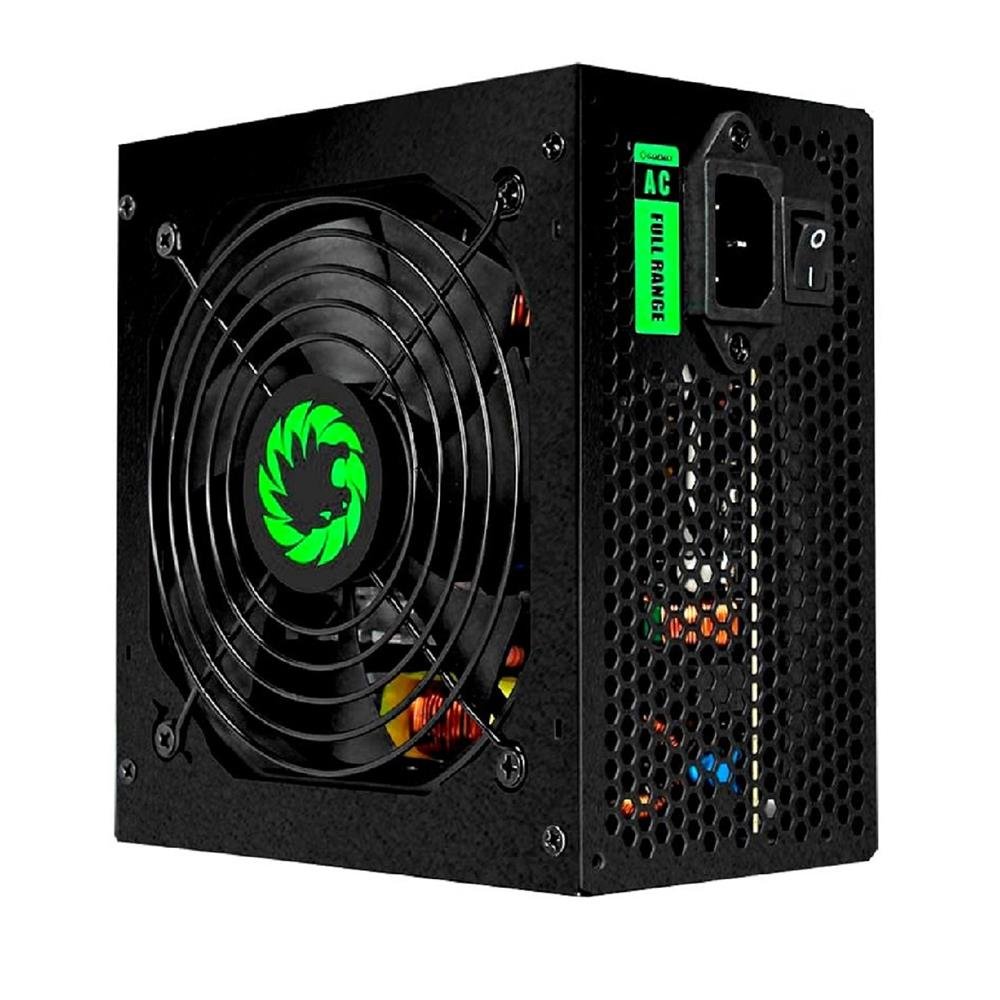 Fonte Gamemax Gp650, 650W, 80 Plus Bronze, Pfc Ativo, Preto