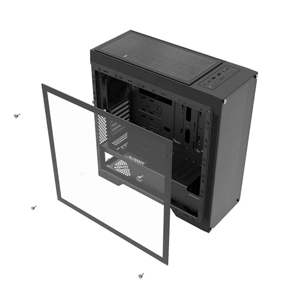 Gabinete Gamemax Infinit M908 TR ARGB Preto