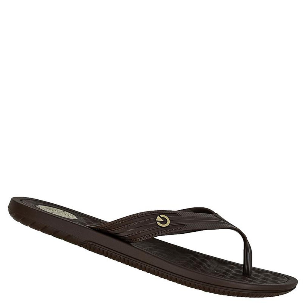 Chinelo Cartago Arizona Dedo Marrom - Grade com 12 pares