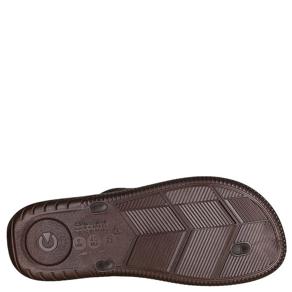 Chinelo Cartago Arizona Dedo Marrom - Grade com 12 pares