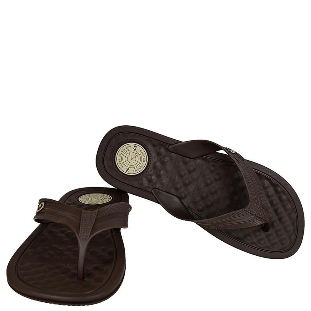 Chinelo Cartago Arizona Dedo Marrom - Grade com 12 pares