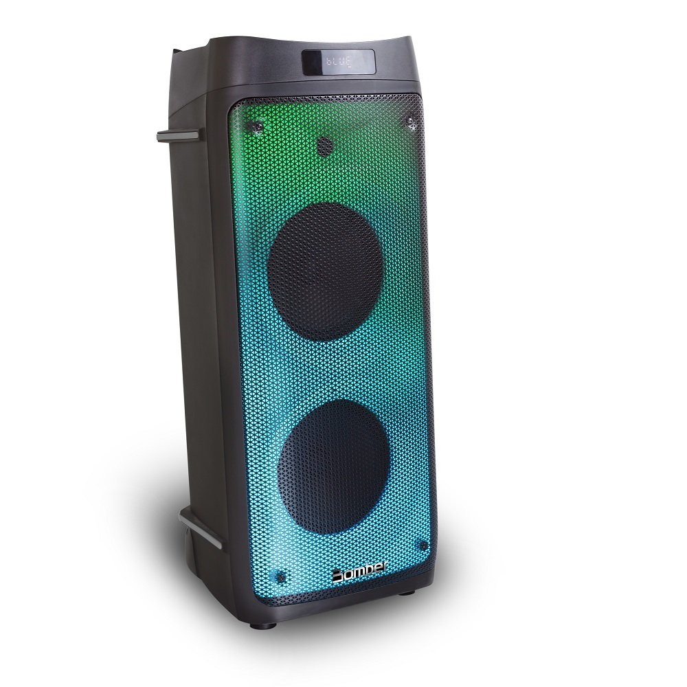 Caixa de Som Bluetooth Usb Auxiliar Sd Card Bomber Beatbox 1400 - 160wrms