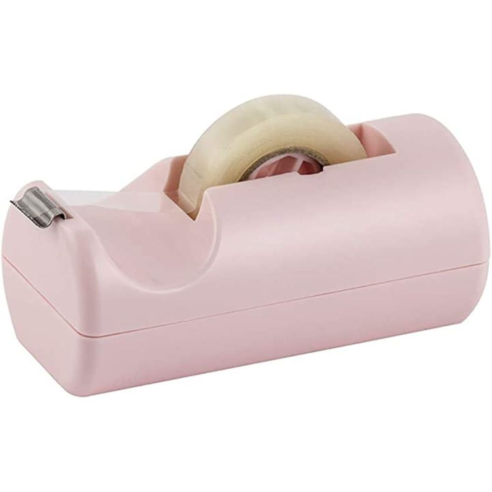 Dispensador de Fita Pequeno Rosa Pastel Waleu Sem a Fita