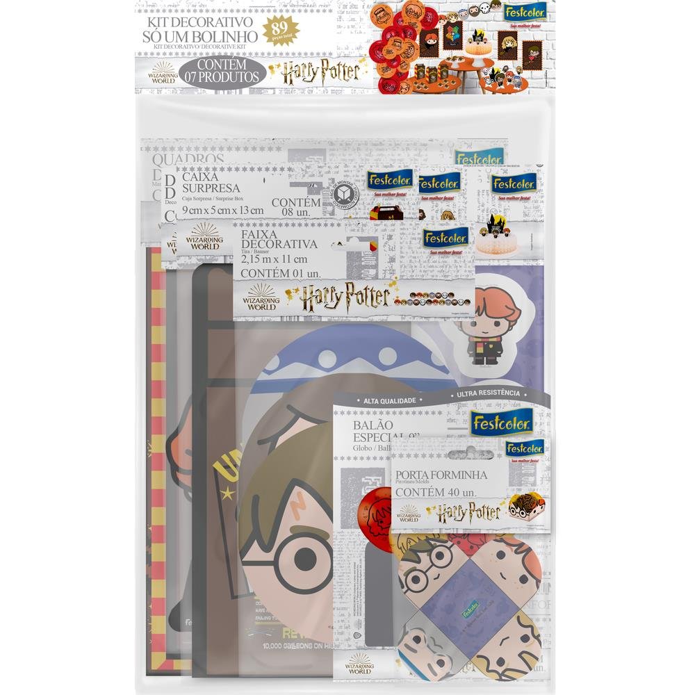 Kit So Um Bolinho Harry Potter Kids
