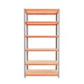 Estante de Aço Presto 185 x 100 x 45cm 6 Prateleiras Chapa 16 Carga 450