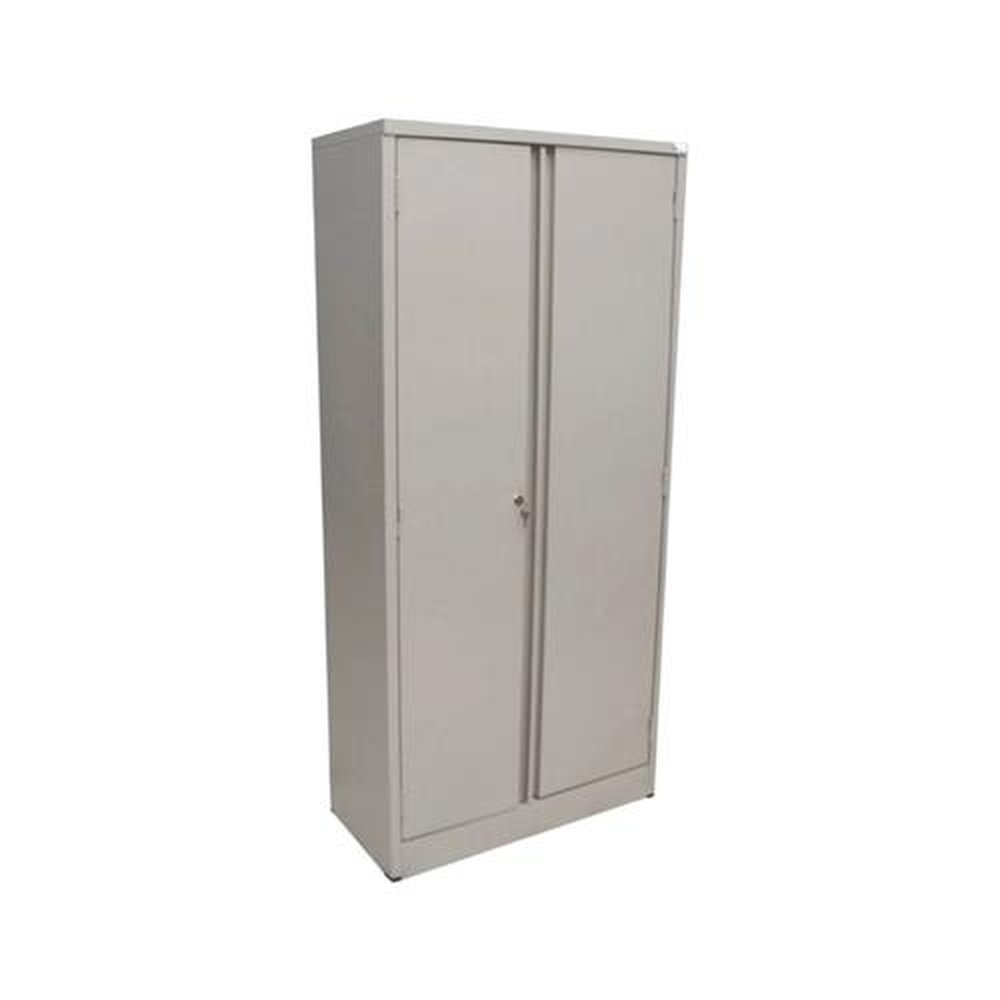 Armário de Encaixe Montável e Desmontável com 02 Portas Só Aço 1,60 x 0,76 x 0,35 - Cinza Texturizado