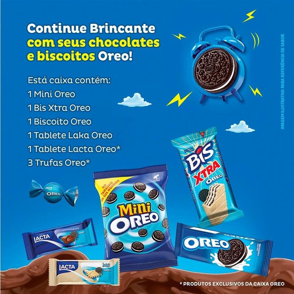 Chocolate Lacta Caixa Oreo Favoritos 190,5g