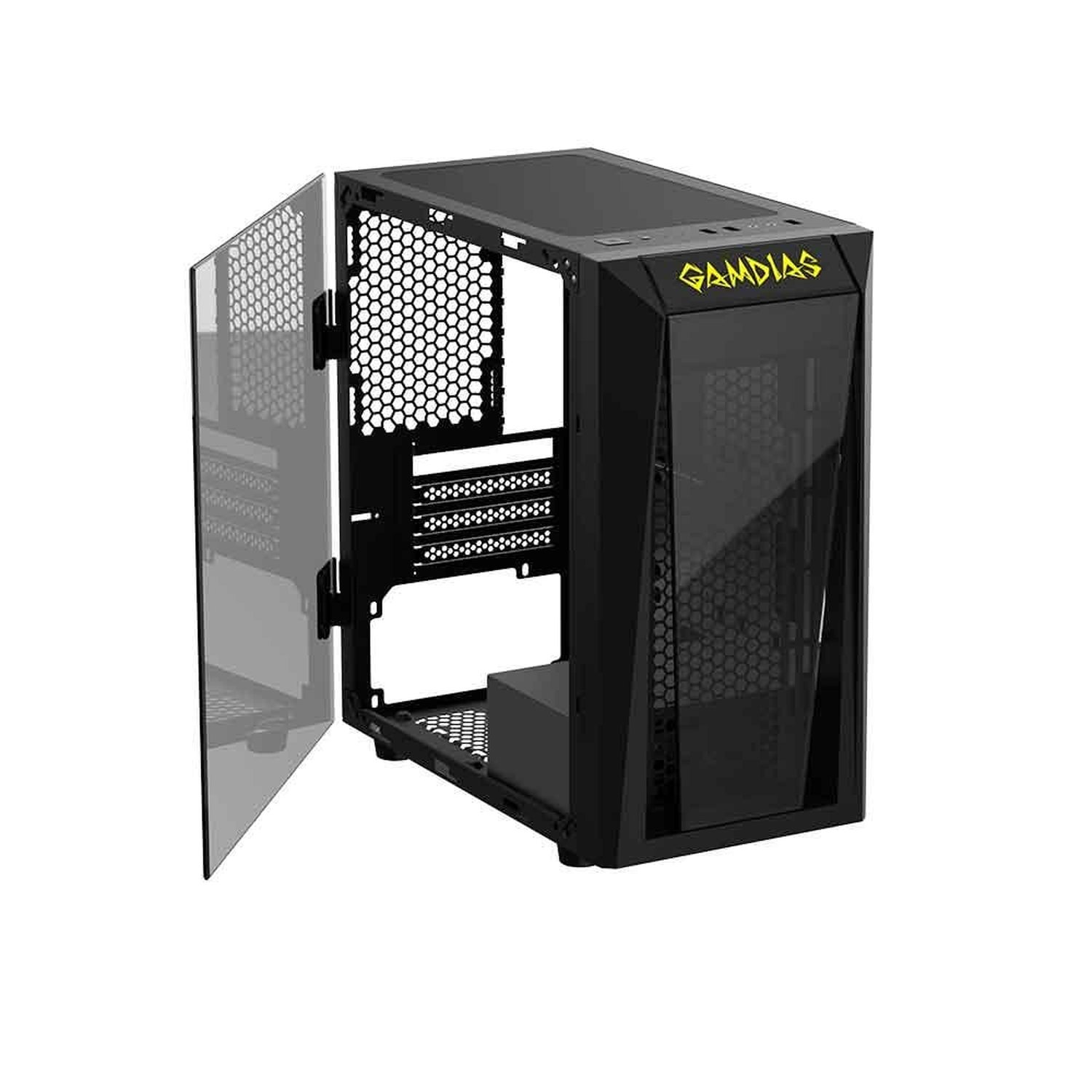 Gabinete Gamer Gamdias Preto Sem Fan - Talos E1