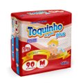 Fralda descartável toquinho plus M - 90 Unidades