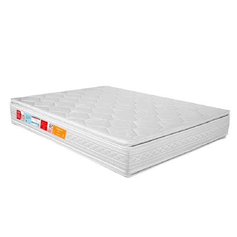 Colchão Casal Espuma D45 Orthocrin Royal Saúde Plus Pillow top 138X188X28