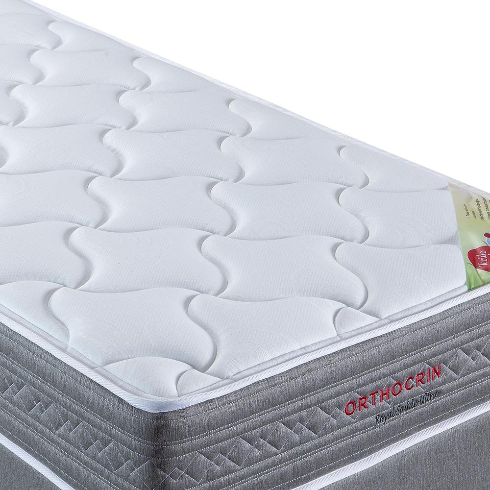 Colchão Solteiro De Espuma Orthocrin Royal Saúde Ultra D45 - 88X188X25
