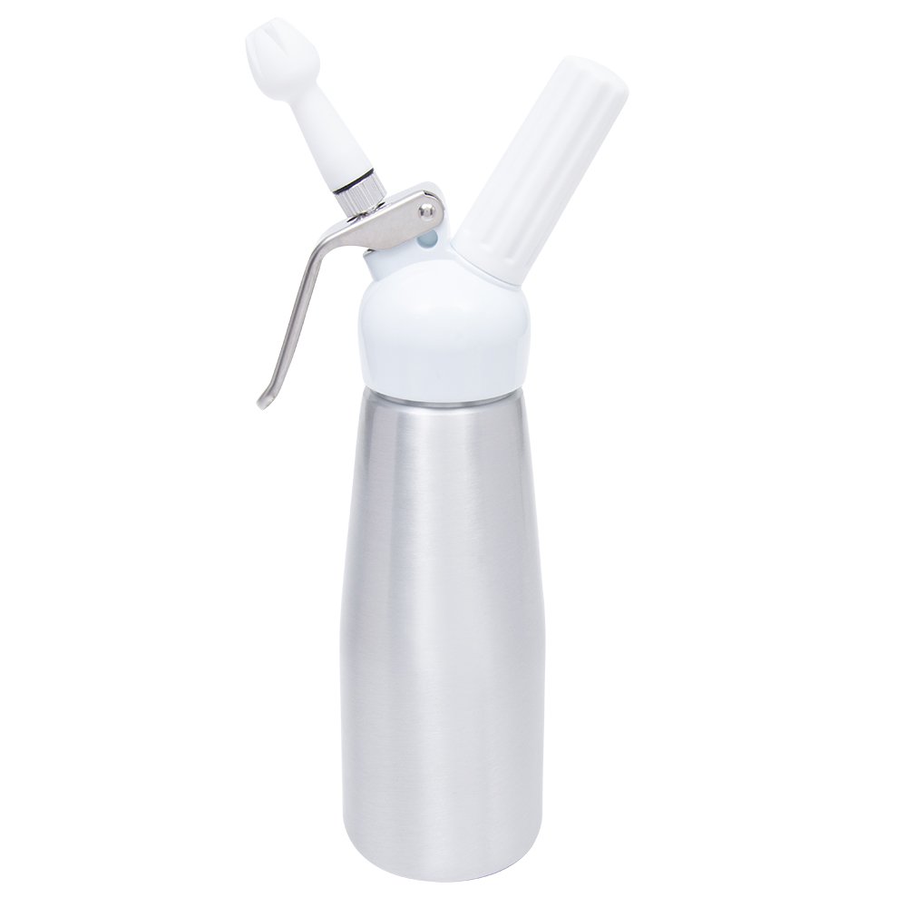Garrafa Sifão de Alumínio para Chantilly 500ml com 3 Opções de Bico Mimo Style